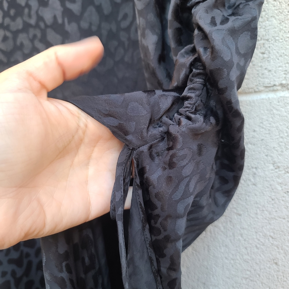 The Range | Cinched Leopard Print Satin Slipdress… - image 6